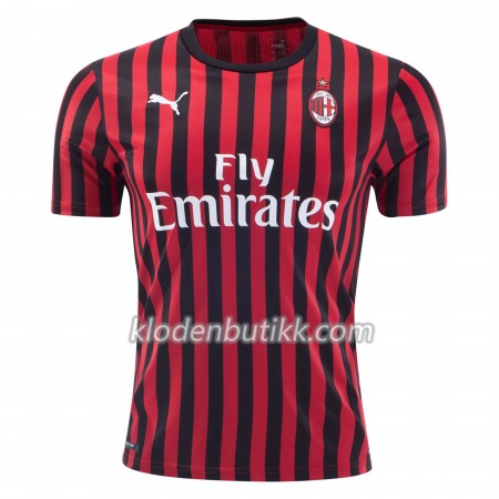 AC Milan Hjemme Fotballdrakt 2019-2020 Kortermet